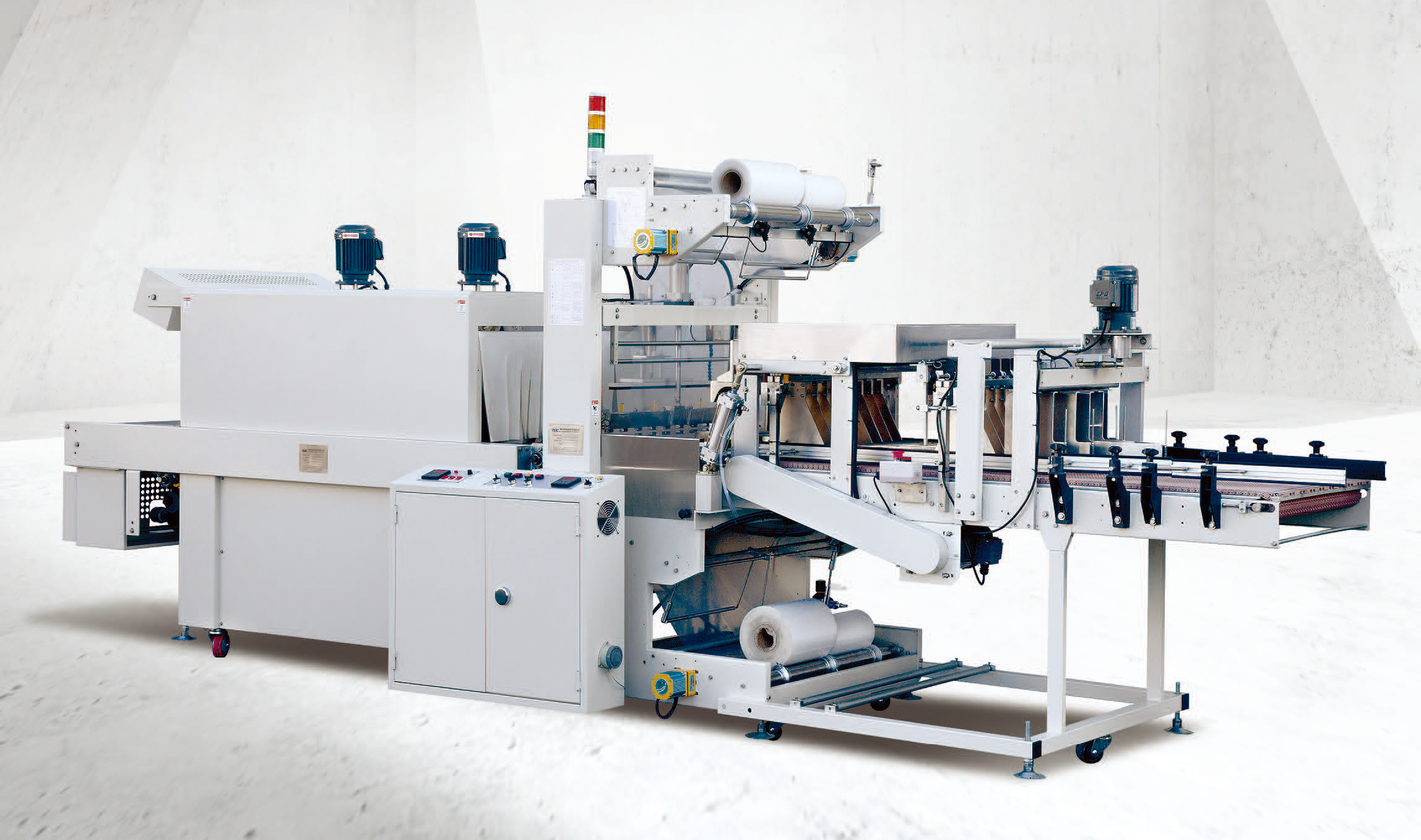 FAC-207 / FAC-209 Multiple Shrink Packaging Machine(Printed or Transparent Shrinkable Film is Capable)